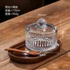 Harmony Home Yurta Mongol Rayada Pequeño Tarro de Dulces Tarro de Almacenamiento Tarro de Dulces Azucarero Caja de Frutos Secos Tarro de Snacks Tarro de Dulces para Bodas