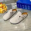 Venda Direta de Fábrica de Novos Chinelos Estilo Birkenstock Masculinos e Femininos, Mocassins Slip-On Femininos em Couro Genuíno, Sapatos Preguiçosos Slip-On, Sandálias e Chinelos