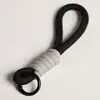 Cordón corto para teléfono de color sólido INS, cordón tejido anudado de bloques de color, tarjetero de muñeca, tarjeta de embarque, llavero para mochila