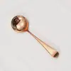 Internet Celebrity Spoon 304 Stainless Steel Spoon Bonito Crianças Round Spoon Creative Coreano Estilo Sobremesa Colher Sopa Colher Louça