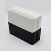 Caja de Almacenamiento de Plástico con Tapa Organizador de Escritorio para Cables de Datos de Carga Ocultos Teléfono Móvil Computadora Tableta Regleta