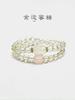 Pulseira de Citrino Natural Pulseira de Quartzo Rosa Natural Genuíno Pixiu Pedra da Lua Cristal Design Pulseira Citrino