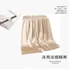 Shorts Frescos y Cómodos de Verano, Shorts de Pijama de Seda Helada Finos Sueltos Talla Grande para Hombre para Uso en Casa