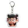 Nezha 2 Niño Demonio Naohai Alrededor de Nezha Ao Bing Lindo Divertido Decorativo Mochila Escolar Colgante Pequeño Llavero de Acrílico