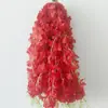 Guirnalda de Flores de Glicina para Decoración de Boda, Flores Artificiales para Exteriores, Guirnalda de Flores de Glicina Simuladas para Montaje de Fondo de Fotografía, Flores Artificiales de Glicina