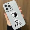 60 calcomanías de perro salvaje Wenhao en blanco y negro, dibujos animados taizaizhi, decorativas desordenadas para funda de teléfono móvil, cuaderno, calcomanías pequeñas, venta al por mayor