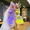 Llavero Acrílico Relleno de Aceite Sanrio Lindo Kuromi Llavero de Arena Movediza Colgante de Bolso Pequeño Regalo Venta al por Mayor
