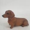 Ornamentos de Dachshund de Simulação Fofos Criativos Transfronteiriços Jardim Ao Ar Livre Pátio Decoração de Gramado Filhote de Cachorro Resina Artesanato