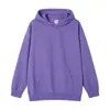 Ropa para Hombre Mezcla de Algodón y Seda de Leche Manga Larga Sudadera con Capucha Unisex Holgada Color Sólido Amazon Primavera Otoño