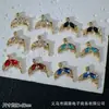 Pendente de Cauda de Peixe Fada Colorido Cravejado de Diamantes Mais Vendido Materiais de Acessórios de Joias para Pulseira com Contas DIY, Colar, Brincos