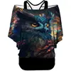 [Processamento Personalizado] Colete Estampado Digital 3D da Amazon Verão Fino Manga Curta Feminino Camiseta Transfronteiriça para Mulheres
