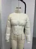 Comercio Exterior Estilo Europeo y Americano 2026 Nueva Ropa de Mujer al por Mayor Moda Fresca Estilo Celebridad de Internet Transfronterizo Cintura Ceñida Abrigo de Algodón Relleno