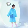 Capa de Chuva Eva Infantil Meninos e Meninas Impermeável Corpo Inteiro 2024 Novo Alunos Escola Vestindo Poncho para Caminhada