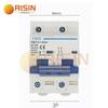 Disjuntor AC doméstico 2P 6A-63A 400V 50Hz/60Hz disjuntor de segurança tipo C