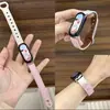 Adecuado para la Correa del Reloj Xiaomi Mi Band 11, Estilo Delgado Bloque de Color con Hebilla Doble, Correa de Repuesto de Cuero para Xiaomi 9/8 Nfc