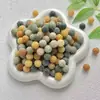 Loto tallado creativo, Gato de la suerte, Pata de gato, Camelia DIY Accesorios para pulseras Bodhi