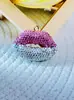 Saturno com Studs de Diamante Pingente de Lábio Ornamento de Carro Decoração de Interior Decoração de Bolsa Feminina Chaveiro Celebridade da Internet Cristal