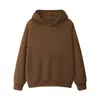 Sudadera con capucha de color liso para hombre, fina y de corte holgado para primavera/otoño, jersey oversized, diseño unisex, sudadera lisa, venta al por mayor