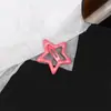 Estilo coreano clip BB de estrella de cinco puntas para colorear DIY accesorios para el cabello pasador lateral para niños accesorios para el cabello