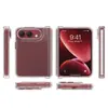 Adecuado para iPhone Duo, funda de teléfono transparente plegable, Apple Duo con bisagra magnética, funda rígida acrílica 2 en 1