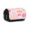 Estojo de Lápis Halloween DIY Estampado Caixa de Lápis com Tampa de Camada Dupla Estudante Crianças Tendência Bolsa de Material Escolar para Lápis Grande Capacidade