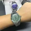 Reloj Empress of the West Hielo Triturado Azul Rojo Rosa Morado Ciruela Verde Menta Saturno Reloj de Mujer Reloj de Pareja