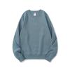 Sudadera de Algodón Puro de Alto Gramaje 380g con Cuello Redondo y Diseño de Triángulo Invertido, Capa Base para Otoño e Invierno, Manga Larga para Hombre, Hecha a Medida