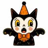 2026 Nueva Decoración Retro de Halloween Pequeñas Figuras de Madera Adornos Artesanía de Madera Creativa para el Hogar y el Escritorio