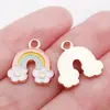 Nuevo Dibujo Animado Lindo Conejo Huevo de Pascua Goteo de Aceite Colgante de Aleación de Zinc Colgante Accesorios de Joyería para Pulsera DIY