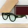 Jmm Rollingsun Moda Europea y Americana Nueva Lujo Gafas de Sol con Montura Redonda Turquesa Anti-UV Gafas de Sol de Moda