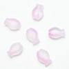 10x 14 agujero mediano pez pequeño color degradado barniz para hornear DIY colgante para pulsera de cuentas agujero mediano colgante de cristal de vidrio coloreado