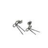 925 Sterling Silver Casal Orelha Nail Elegante Feminino Ear Bone Nail Coreano Estrela Simples Moda Brincos Compactos
