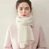 Bufanda de punto 100% cachemira pura, suave, ligera, sencilla, hipoalergénica y elegante - perfecta para actividades al aire libre y ciclismo, proporcionando calidez y comodidad