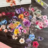 Pegatinas transparentes de PET para journaling, materiales de plantas y flores para decoración de escenas DIY, pegatinas autoadhesivas para journaling infantil