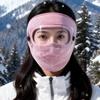 Máscara Cortavientos para Ciclismo Gafas Gruesas Cortavientos y Antipolvo para Ciclismo al Aire Libre Orejeras Mascarilla Facial Transpirable de Polar