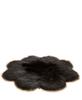 Alfombra de felpa blanca estilo europeo para sala de estar, con forma de flor de ciruelo, para invierno, para dormitorio, mesita de noche, de lana sintética
