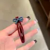 Pinza para el pelo con lazo estilo coreano, Pinza lateral versátil, Pasador para mechones sueltos, Pinza para el pelo para flequillo, Accesorio de alta gama para el cabello para mujer