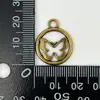 Tirador de cremallera color oro antiguo para collar colgante DIY, accesorios, aleación de zinc, tirador de cremallera desmontable, accesorios para ropa