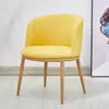 Juego de Mesa y Sillas de Comedor Imitación Madera Maciza Nórdica, Mesa Redonda Creativa de Ocio Minimalista Moderna para Apartamento Pequeño, Sillas para Cafetería