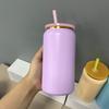 Copo Térmico Sublimático a Vácuo de Camada Dupla Amazon Transfronteiriço 16oz lata de refrigerante Phnom Penh galvanoplastia laser tubo de laser