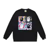Comercio exterior transfronterizo marca de tendencia estilo japonés BAPE cabeza de tiburón estampado de letras unisex sudadera con cuello redondo colección