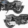 Muscle car Wolf adequado para bolsa lateral Wuji CU525 bolsa lateral pode ser instalado capacete meio capacete capacete completo com trava de liberação rápida modificação de quadro