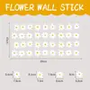 Pegatinas de pared bohemias, decoración de pared, pegatinas de pared de PVC para habitación infantil, pegatinas para ventanas, pegatinas de margaritas, papel tapiz para dormitorio