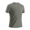 Playera de Verano de Seda de Hielo con LOGO Personalizado para Correr de Secado Rápido Ropa para Mujer Transpirable Suelta Camiseta Deportiva de Manga Corta para Hombre