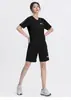 Traje Deportivo de Manga Corta de Talla Grande para Hombres y Mujeres, Camiseta de Verano de Seda de Hielo de Secado Rápido para Correr, Pantalones Cortos Casuales para Baloncesto y Fitness