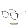 23095 Color Carey Marco de Gafas de Aleación de Zinc Marco Pequeño de Moda Marco 50 Gafas Ultraligeras Marcos al por Mayor