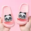 Pantuflas de Verano para Niños Niños y Niñas de Edad Intermedia Ropa para el Hogar Baño Antideslizantes Suela Suave Sandalias de Dibujos Animados de Panda
