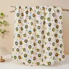 Manta de Gasa Algodón 100% Clase A Oversize para Niños, Toalla de Baño Absorbente Suave Estampada para Recién Nacidos, Venta al por Mayor
