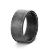 Moda Personalizada Europea y Americana 2026 Anillo Abierto de Acero de Titanio con Superficie de Arena Ultra Ancho de 12 mm Anillos de Pareja Regalo Fuente de Dropshipping
