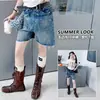 Conjunto de Camiseta y Shorts para Niña 2026 Nuevos Llegados de Verano Niñas Grandes Manga Corta Shorts de Mezclilla Ropa de Verano para Niños Moda T